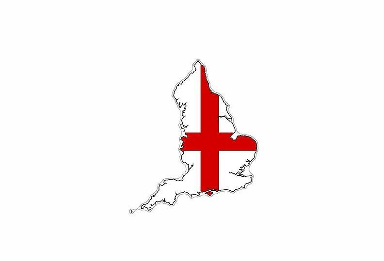 England Flag Map