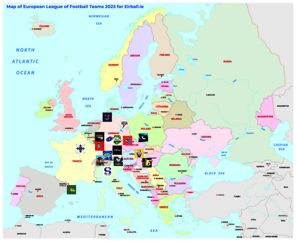 Map of ELF 2023 Teams